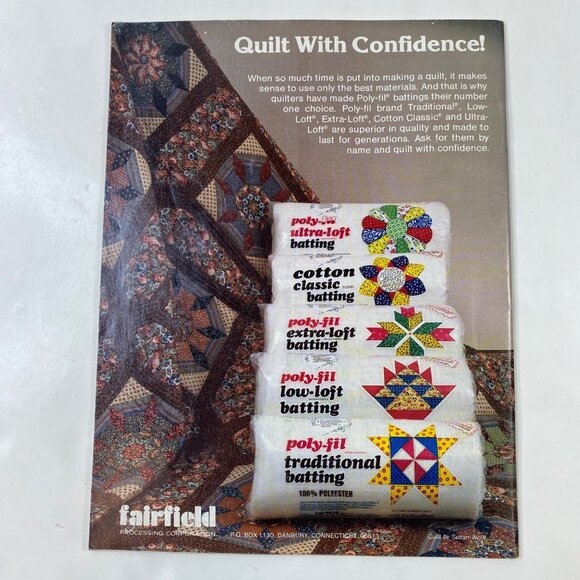 Quilters Newsletter Magazine For Quilt Lovers Patterns March 1987 Issue No. 190 - Picture 2 of 10